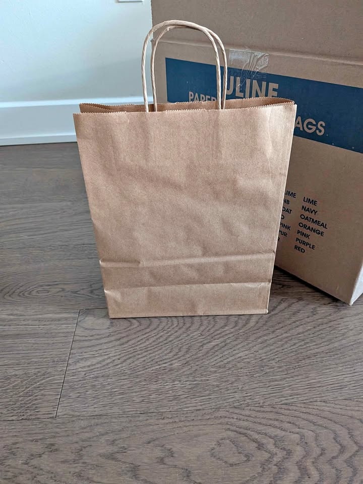 Kraft paper shopping bags uline