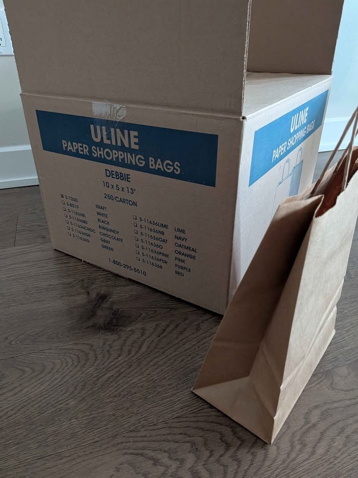 Kraft paper shopping bags uline - photo 3