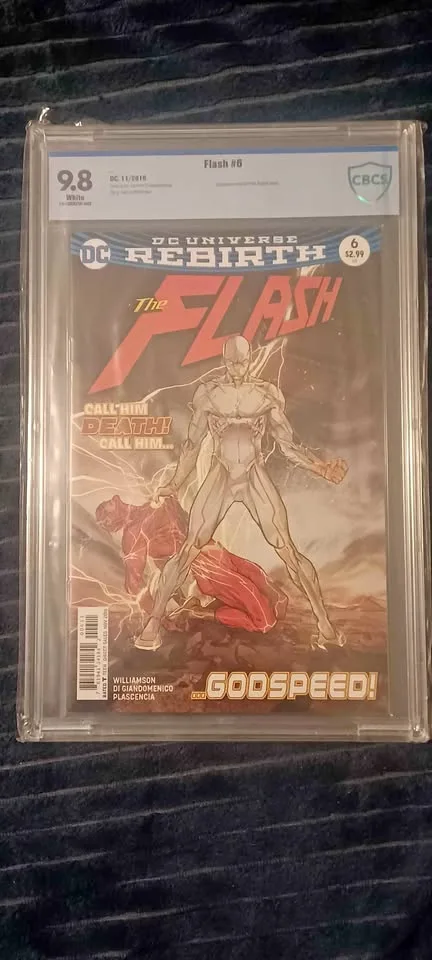 The Flash #6 CBCS 9.8 Graded (1st Godspeed Cover) thumbnail
