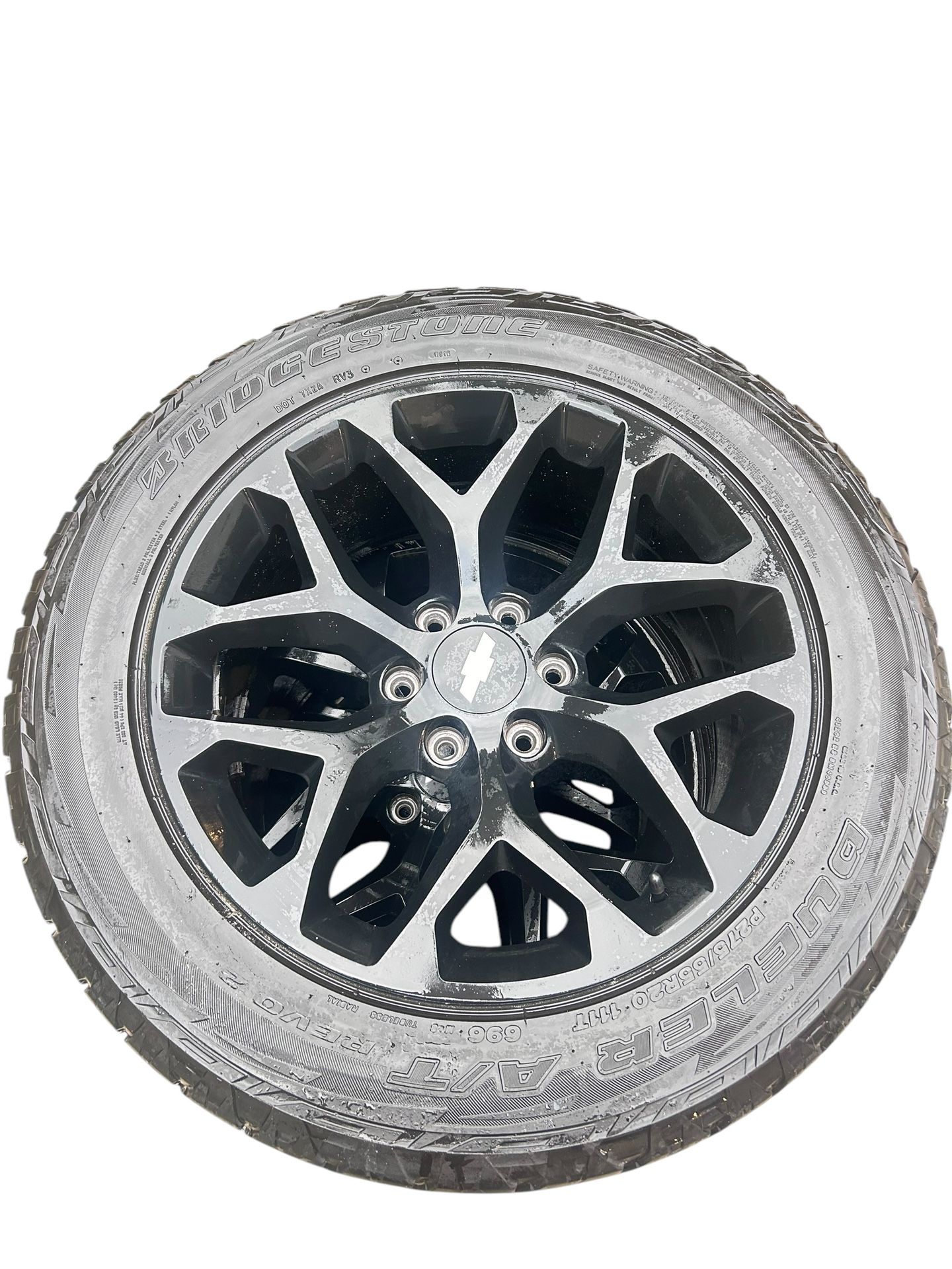 20” Black Tahoe Silverado Wheels Rims Tires - photo 2