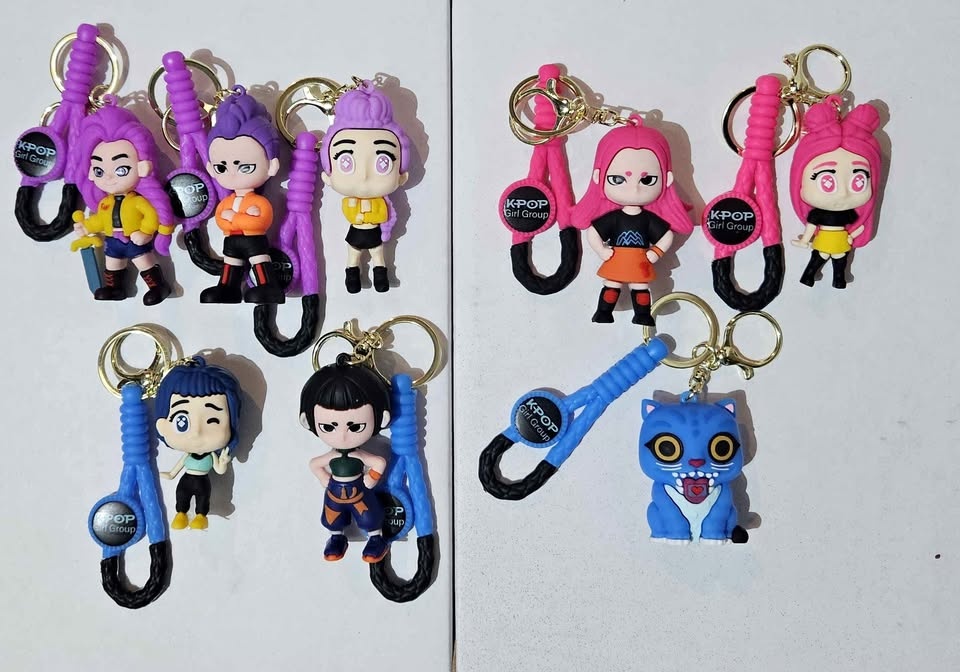 Kpop demon hunters keychains