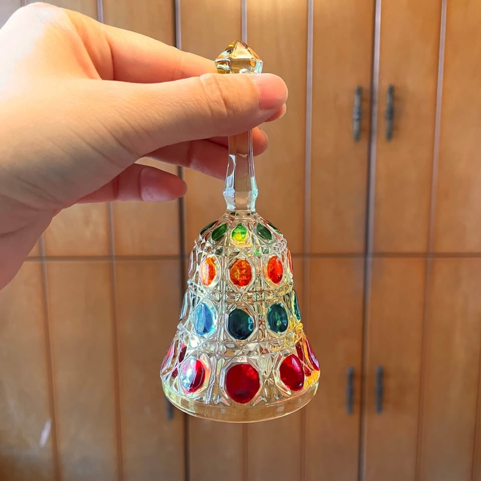 Elegant Multicolor Glass Bell - photo 2