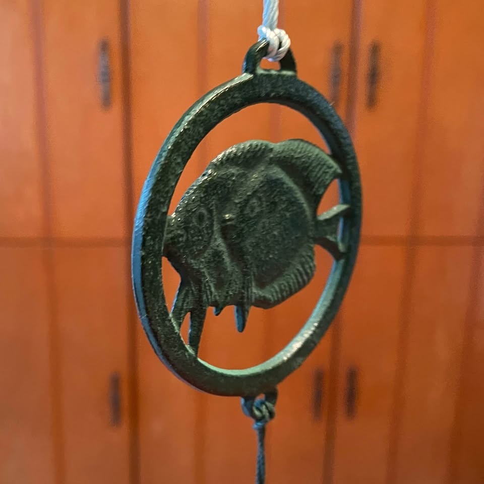 Wind Chime🎐Traditional Japanese Nanbu Cast Iron Furin - Oigen - photo 3