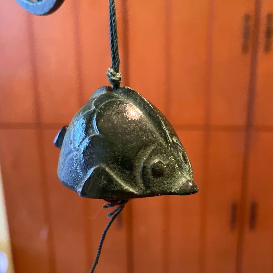 Wind Chime🎐Traditional Japanese Nanbu Cast Iron Furin - Oigen - photo 4