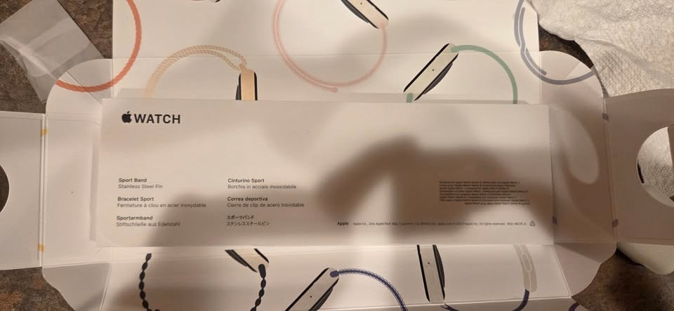 Apple Watch 9 GPS + Cellular 45mm (starlight) - photo 5