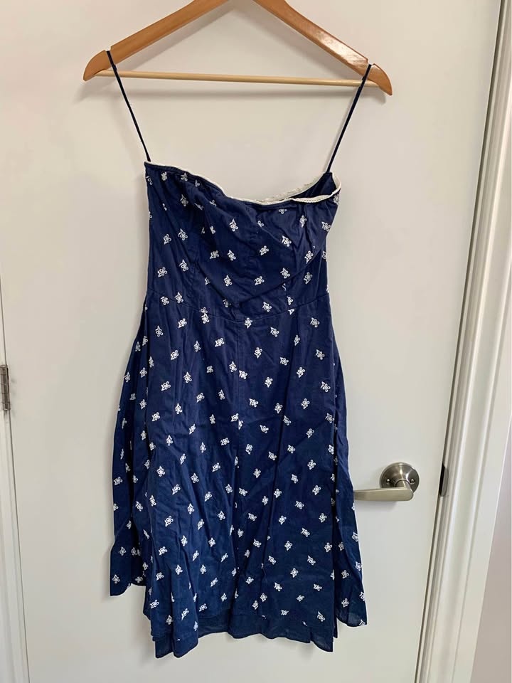 Guess Blue Strapless Dress - Size 3 (S)