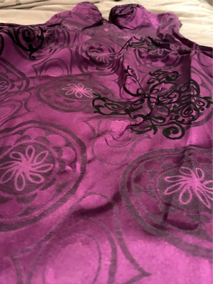 Guess Purple Strapless Dress - Size 7 (S/M) - photo 2