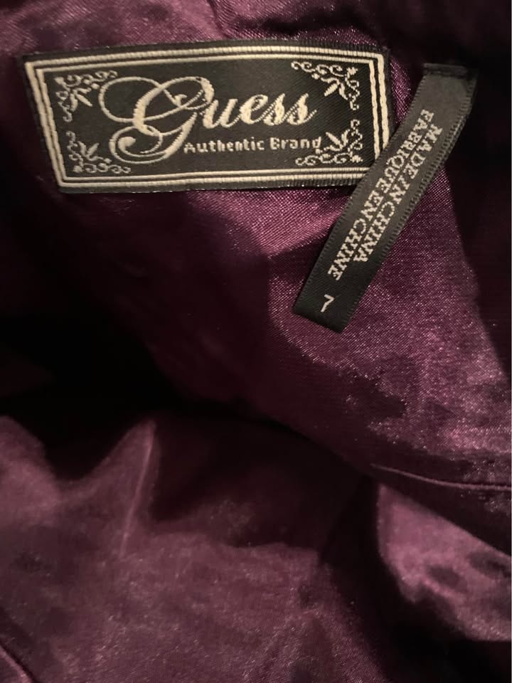 Guess Purple Strapless Dress - Size 7 (S/M) - photo 4