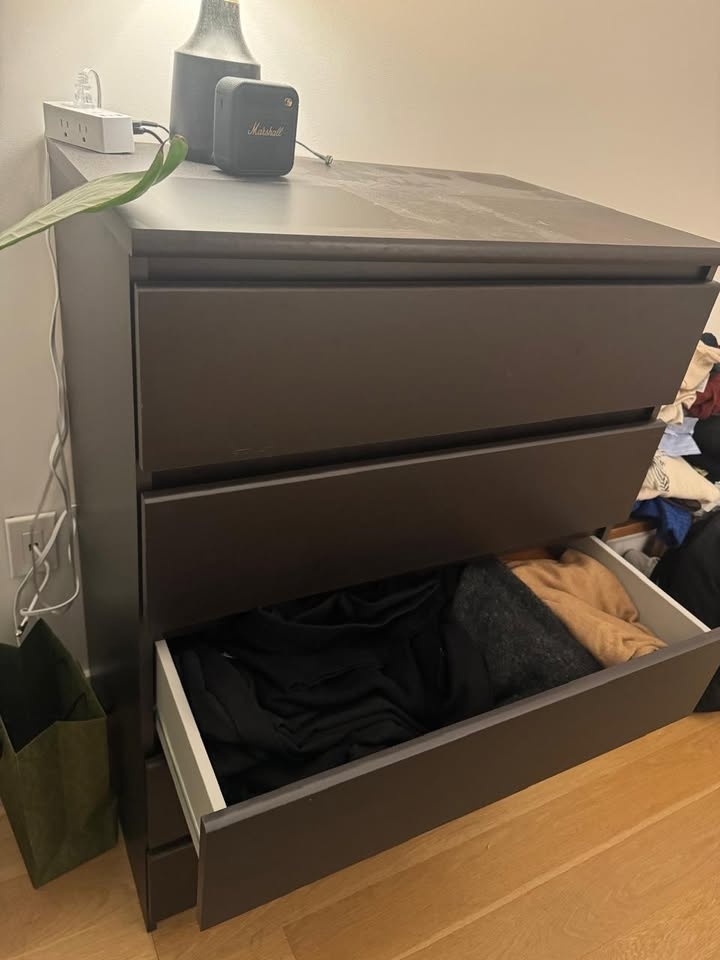 New - Assembled 5 drawer Wooden - photo 2