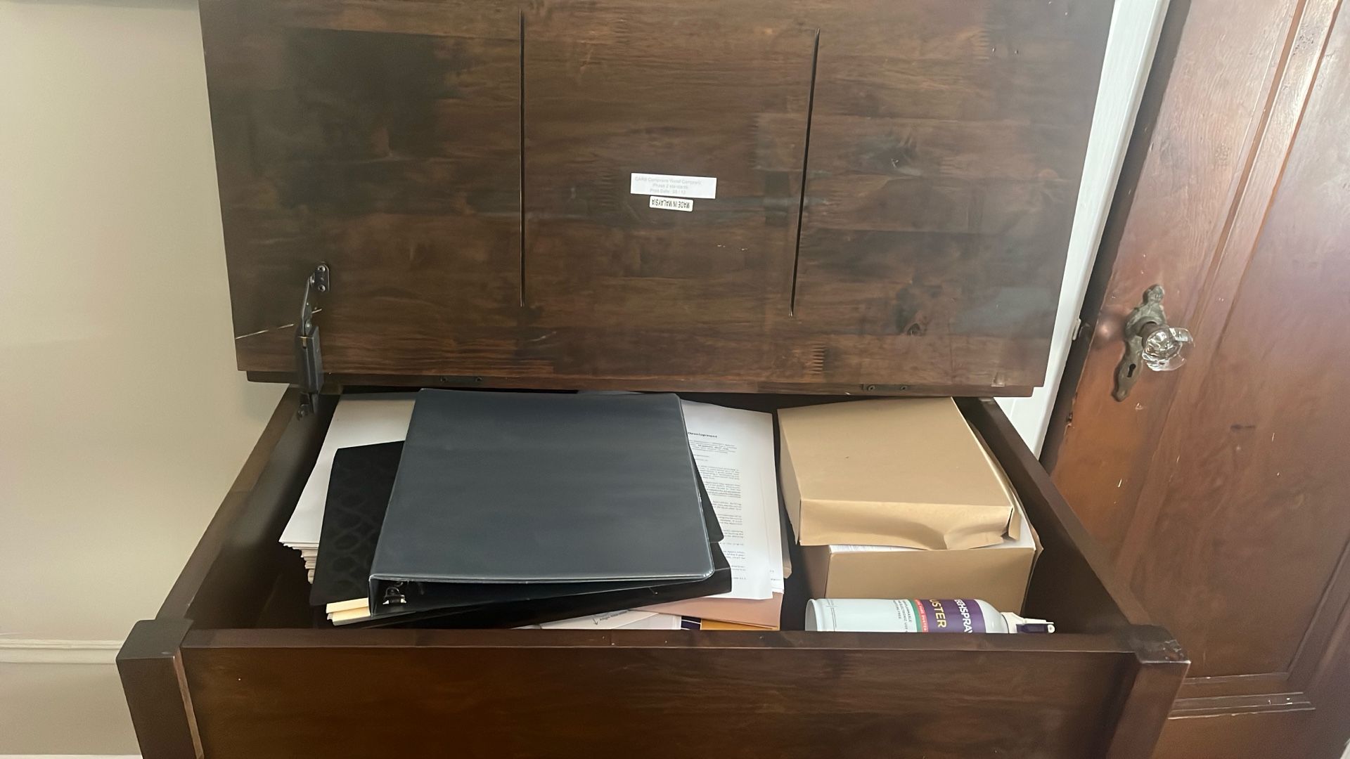 Mini Desk with Storage & Bench - photo 5
