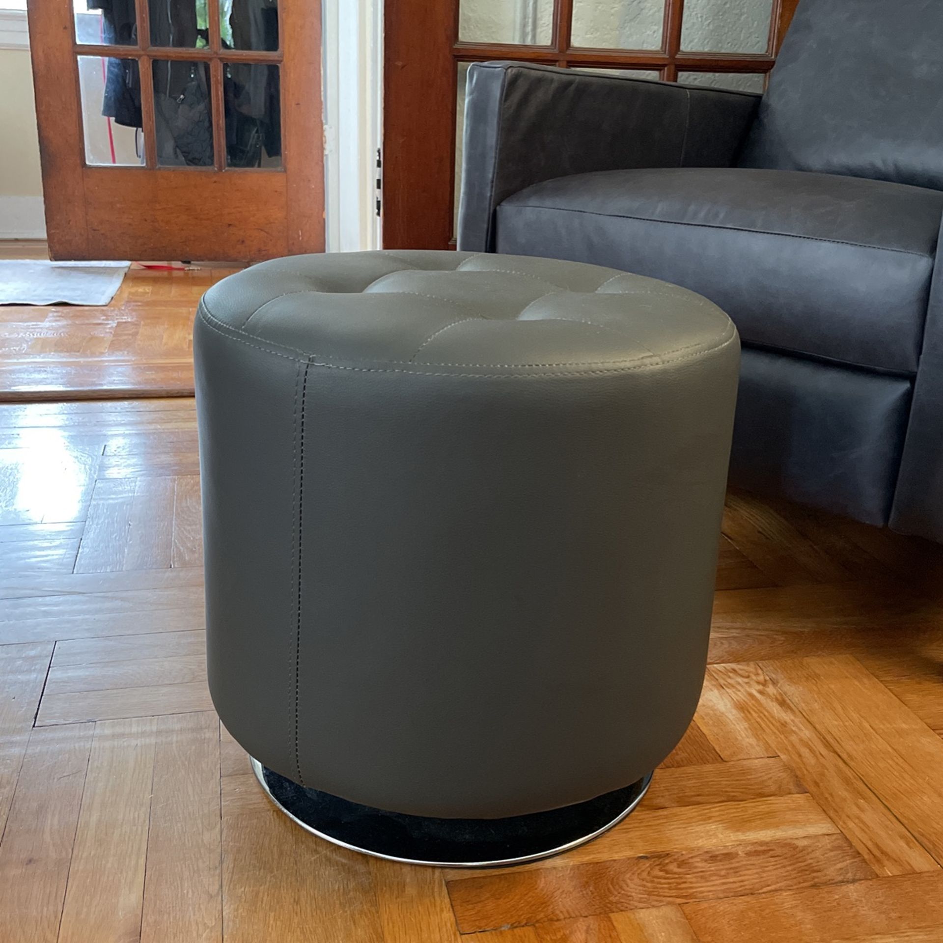 Grey Footstool
