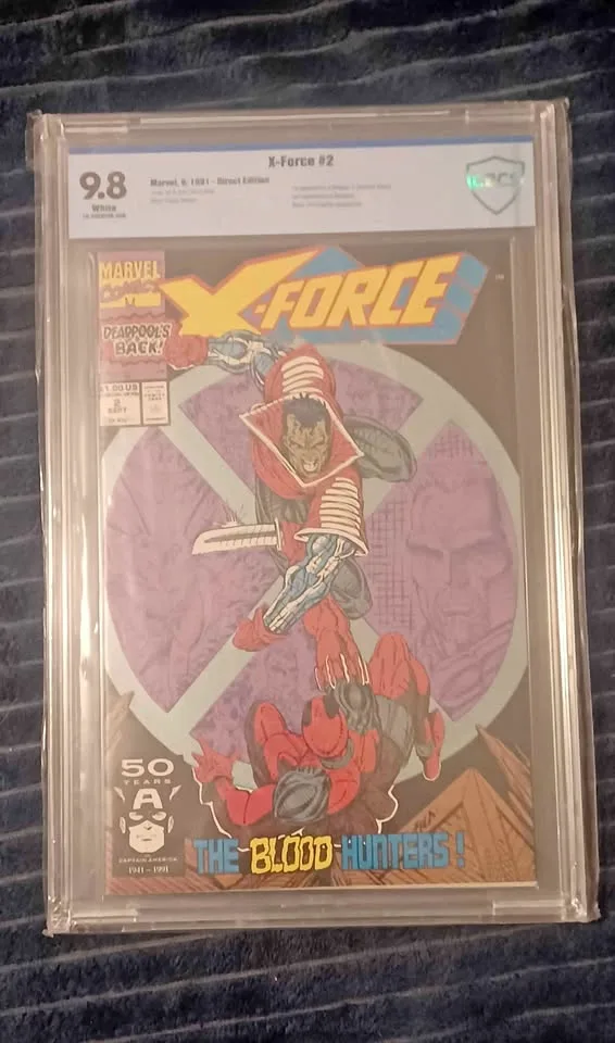 X-Force #2 CBCS 9.8 Graded (2nd Appearance of Deadpool) thumbnail
