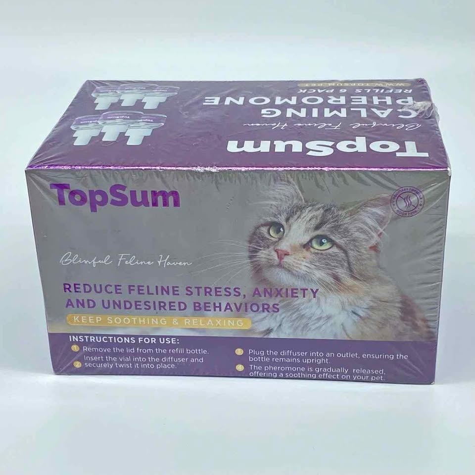 TopSum Cat Calming Diffuser Refills - 6 Pack