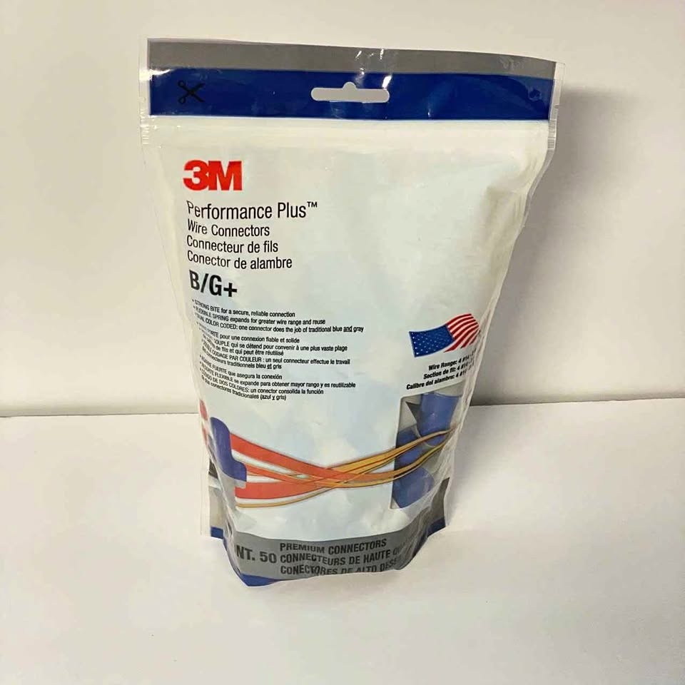 3M Electrical Wire Connector B/G - Blue/Grey (50pcs)