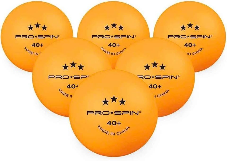 PRO SPIN Ping Pong Balls -Orange 3-Star 12 Table Tennis Balls - photo 5