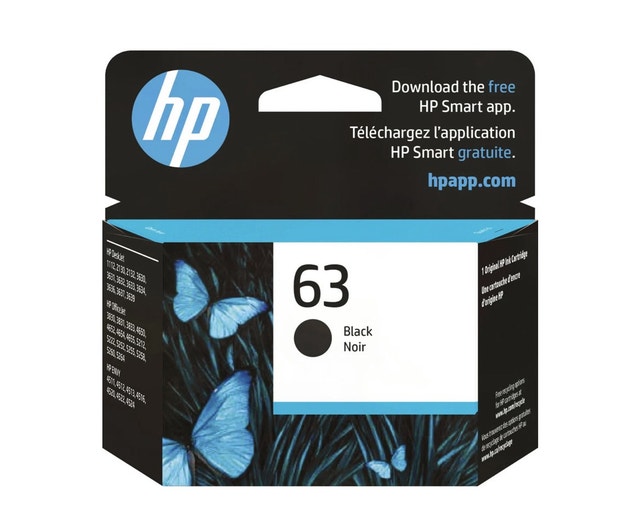 HP Ink 63 Black Cartridge - photo 2