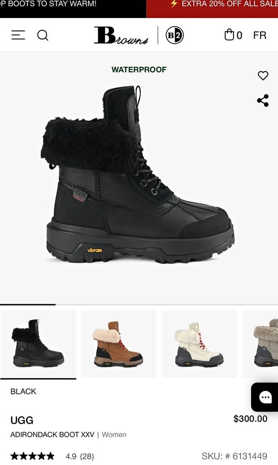 Ugg waterproof winter boots 7.5