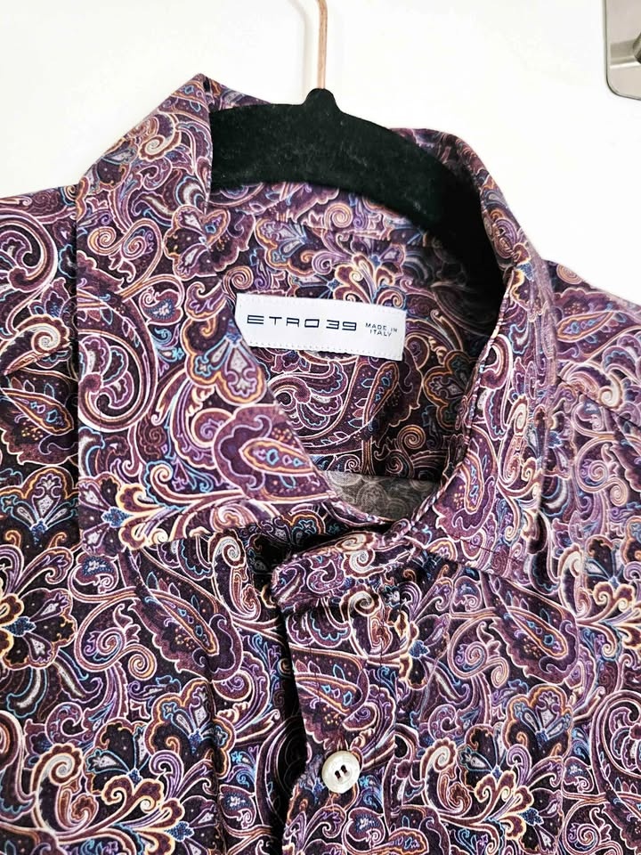 Etro Mens Paisley Shirt Size 39