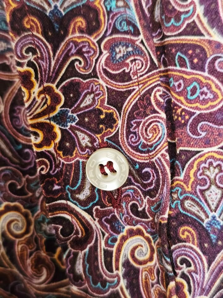 Etro Mens Paisley Shirt Size 39 - photo 4