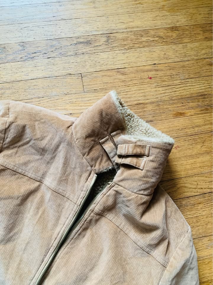Vintage  PENNYLANE Corduroy & Faux Shearling Cropped Coat - photo 5