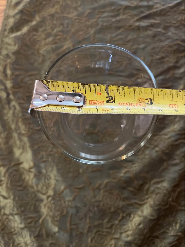 🌸 Clear Glass Posie Vase — 6.5” Tall 🌸 - photo 2