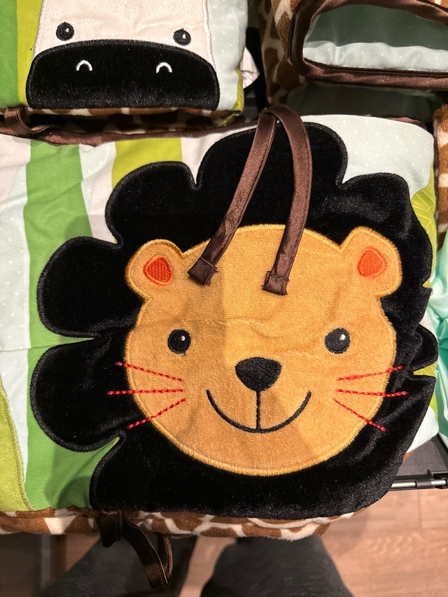 Lambs & Ivy Jungle Crib Bumpers - photo 3