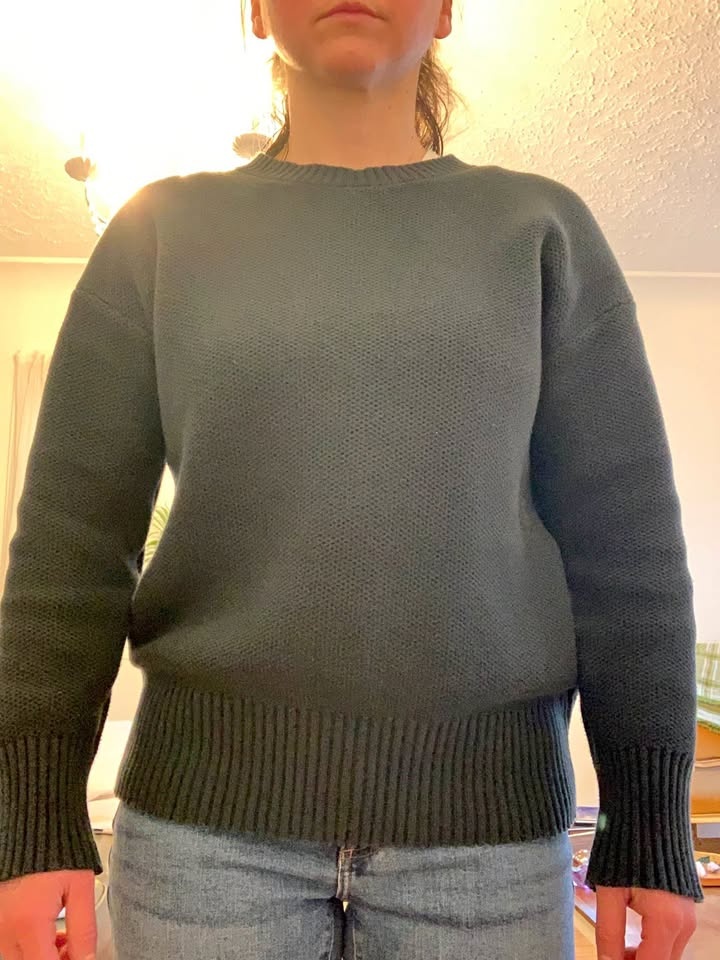 Matty M green sweater XS