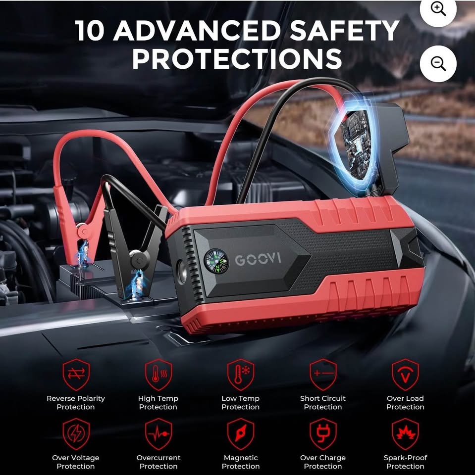 (New) 12V Car Jump Starter 2000A Peak - photo 4