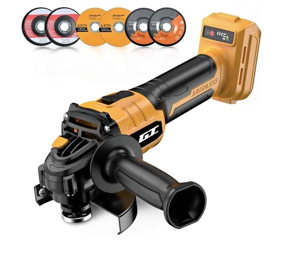 Cordless Angle Grinder Compatible for Dewalt 20V