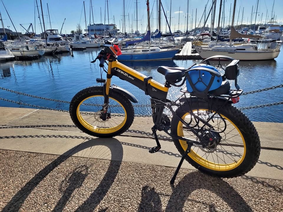 Lankeleisi Folding ebike with child seat