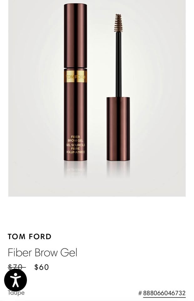 NEW - Tom Ford Fiber Brow Gel - 02 Taupe