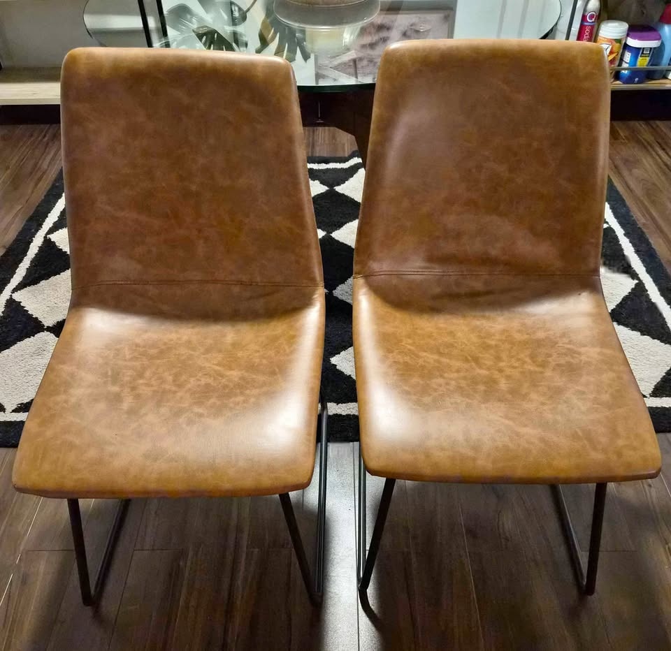Faux Leather Dining Chairs