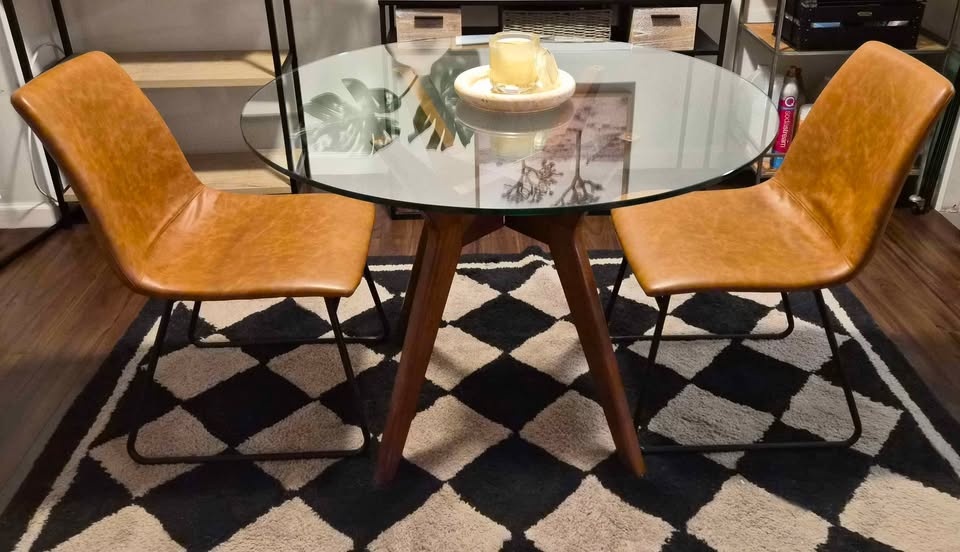Faux Leather Dining Chairs - photo 2