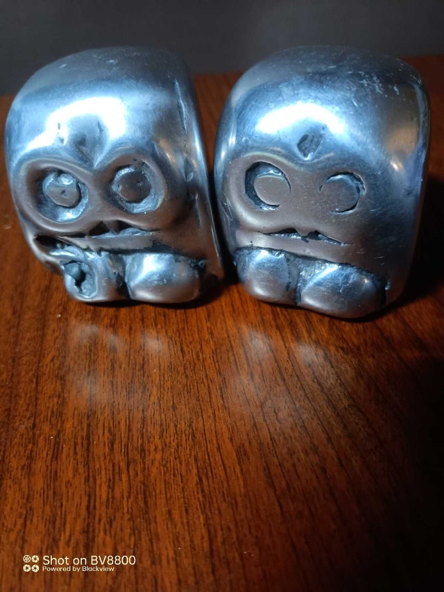 Metal Owl Figurines