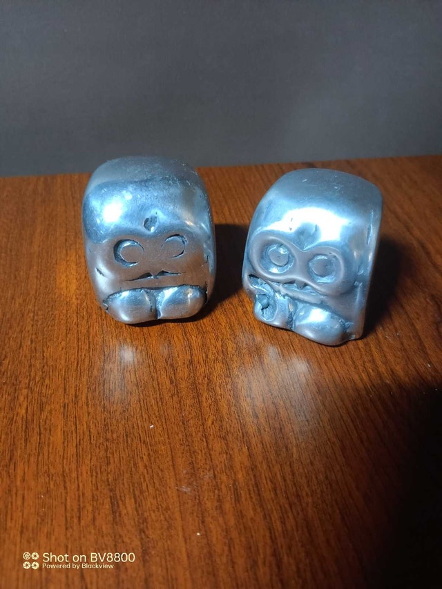 Metal Owl Figurines - photo 3