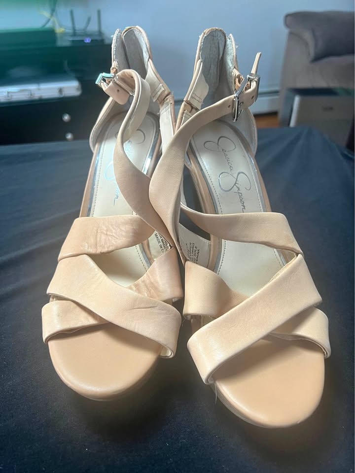 Jessica Simpson Wedge Sandals - Size 8.5M