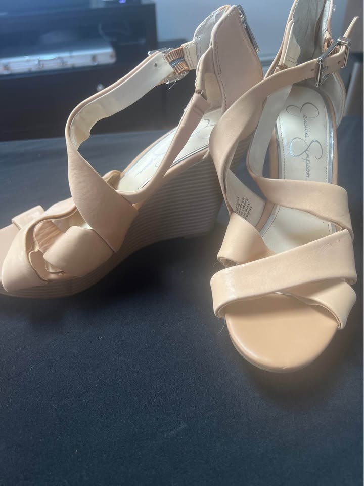 Jessica Simpson Wedge Sandals - Size 8.5M - photo 2