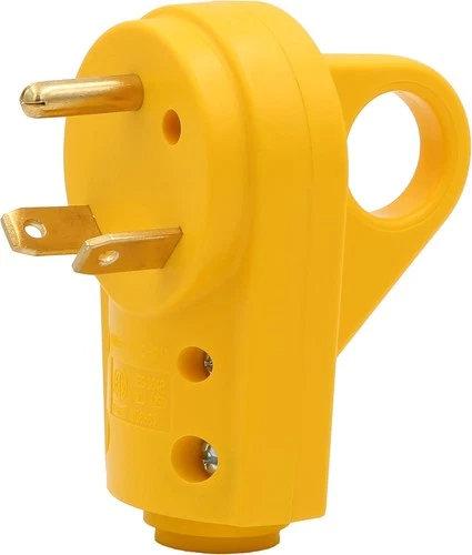 PEAKTOW 30Amp RV Replacement Male Plug Adapter - photo 2