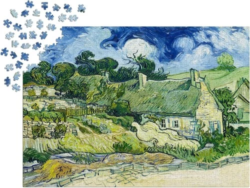 ENJOY 1000pcs Puzzle, Van Gogh Thatched Houses - photo 3