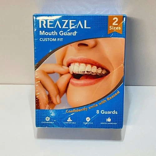 Reazeal Mouth Guard for Grinding Teeth - 8 NEW GUARDS