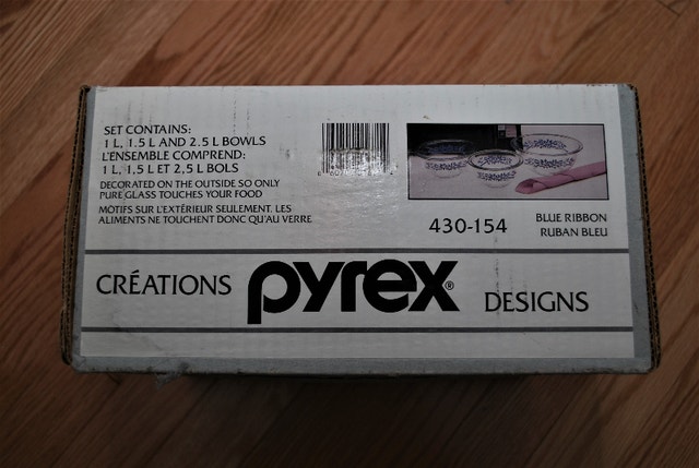 Pyrex Blue Ribbon Bowls - New - photo 2