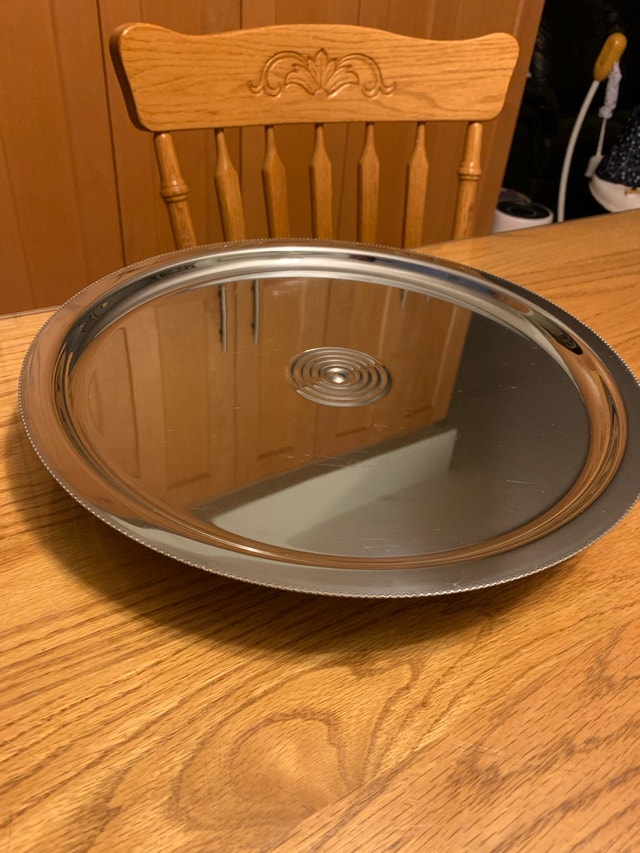Stainless steel Lazy Susan 13.5 “