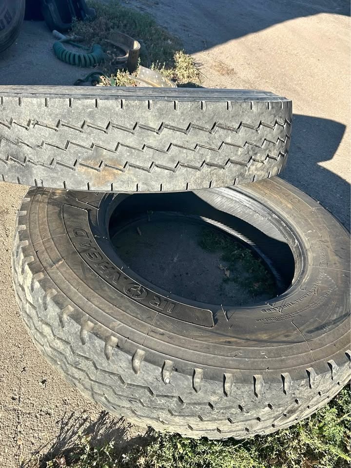 2 trailer tires 11-22.5