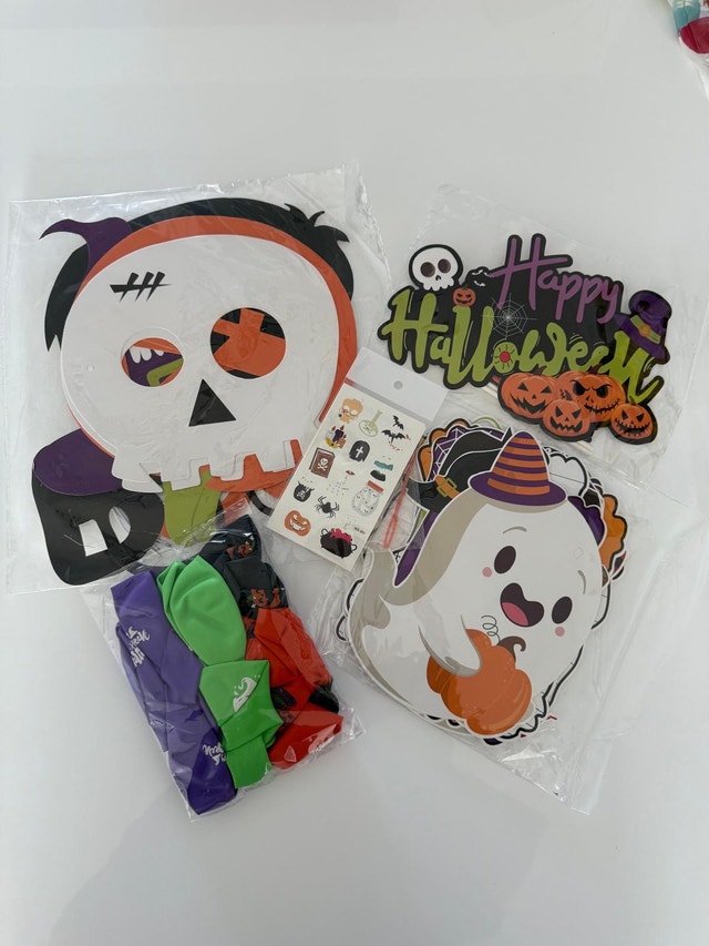 Halloween Party Decor (Foil and Latex Balloons, Stickers, pictur - photo 5