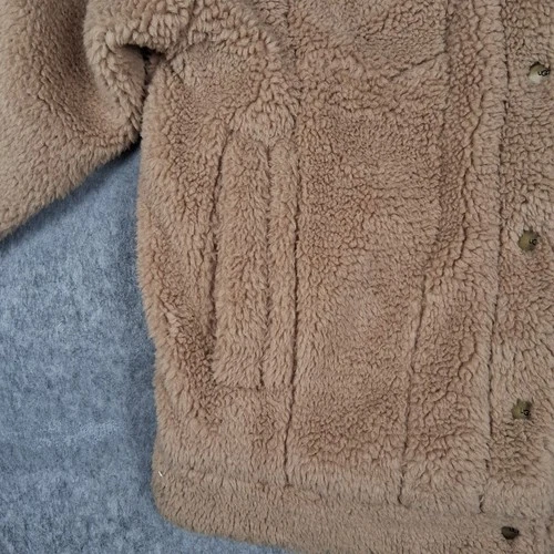 UGG Frankie Sherpa Trucker Jacket Camel Tan Women’s XS - photo 3