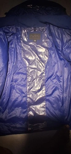 Michael Kors Blue MMK20661 Full Zip Hooded Puffer XL - photo 5
