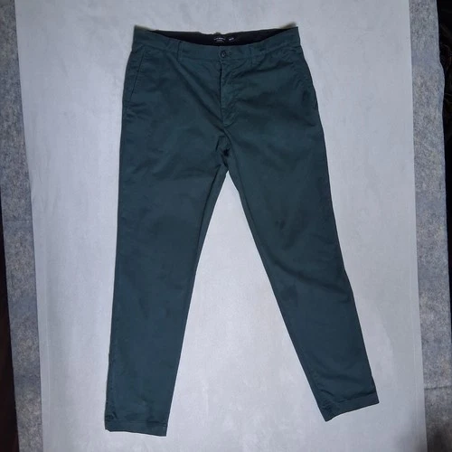 Club Monaco Dark Green Modern Slim Fit Conor Chino W34 L32 - photo 2