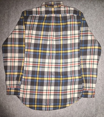 Vintage| Ralph Lauren Plaid Flannel Button Down Shirt sz L - photo 2