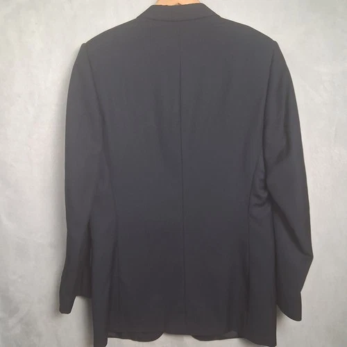 Missoni Knit Blazer Men’s Wool 3 Buttons Navy Blue Size 52 - photo 2