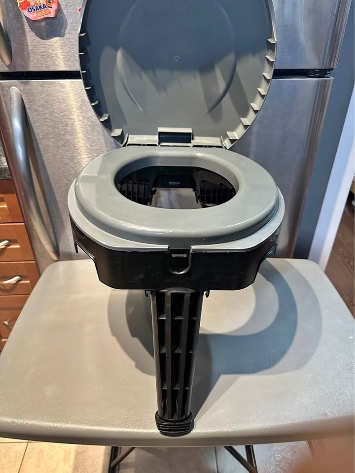 Portable Foldable Toilet with Poop Bags - Never Used